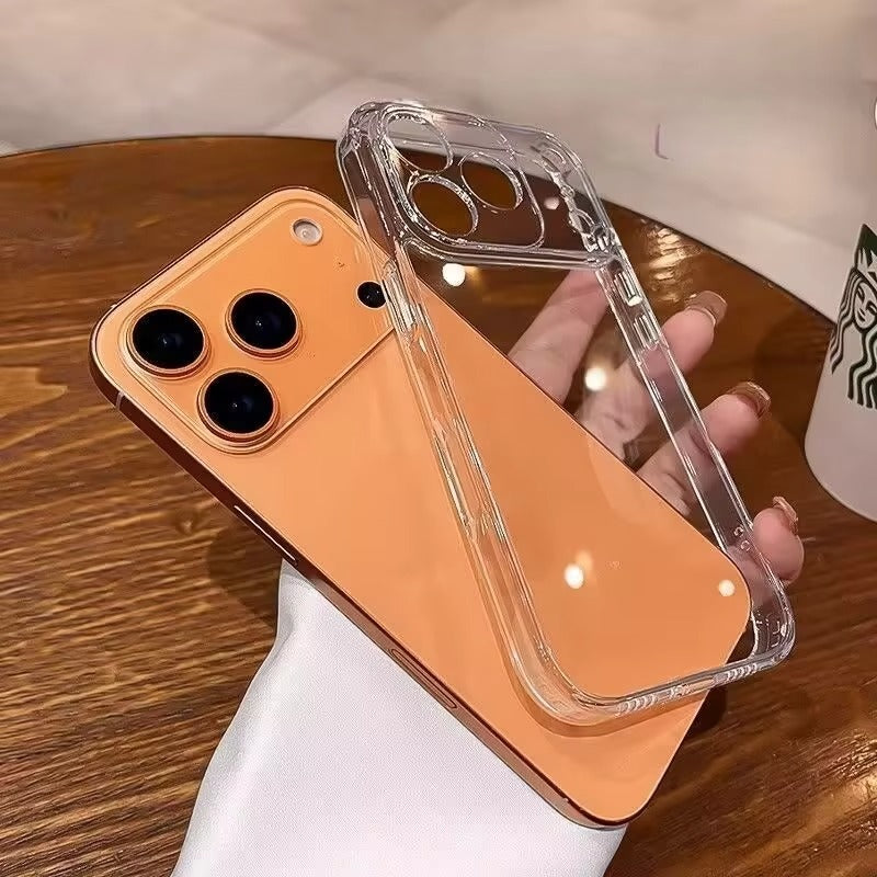 High-Clear iPhone Case — Transparent Magnetic Ultra-Thin PC Half-Wrapped Cover with Camera Control Button, Anti-Fingerprint, Anti-Scratch, Non-Slip, MagSafe Compatible Design