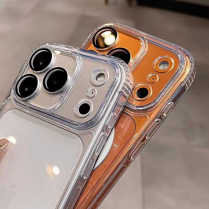 High-Clear iPhone Case — Transparent Magnetic Ultra-Thin PC Half-Wrapped Cover with Camera Control Button, Anti-Fingerprint, Anti-Scratch, Non-Slip, MagSafe Compatible Design