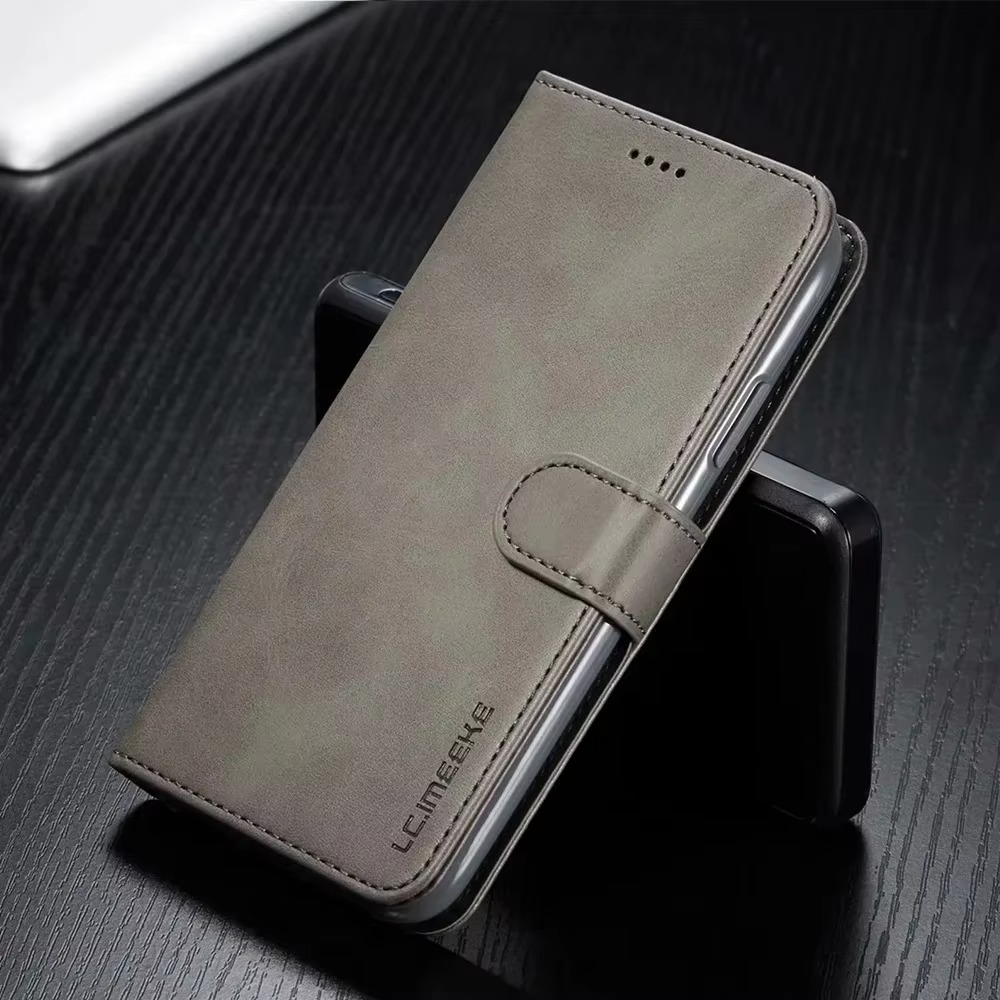 Luxury iPhone Case — Leather Wallet Flip Cover with Card Slot, Anti-Fingerprint, Anti-Scratch, Non-Slip, Full Protection, Artificial Leather Design