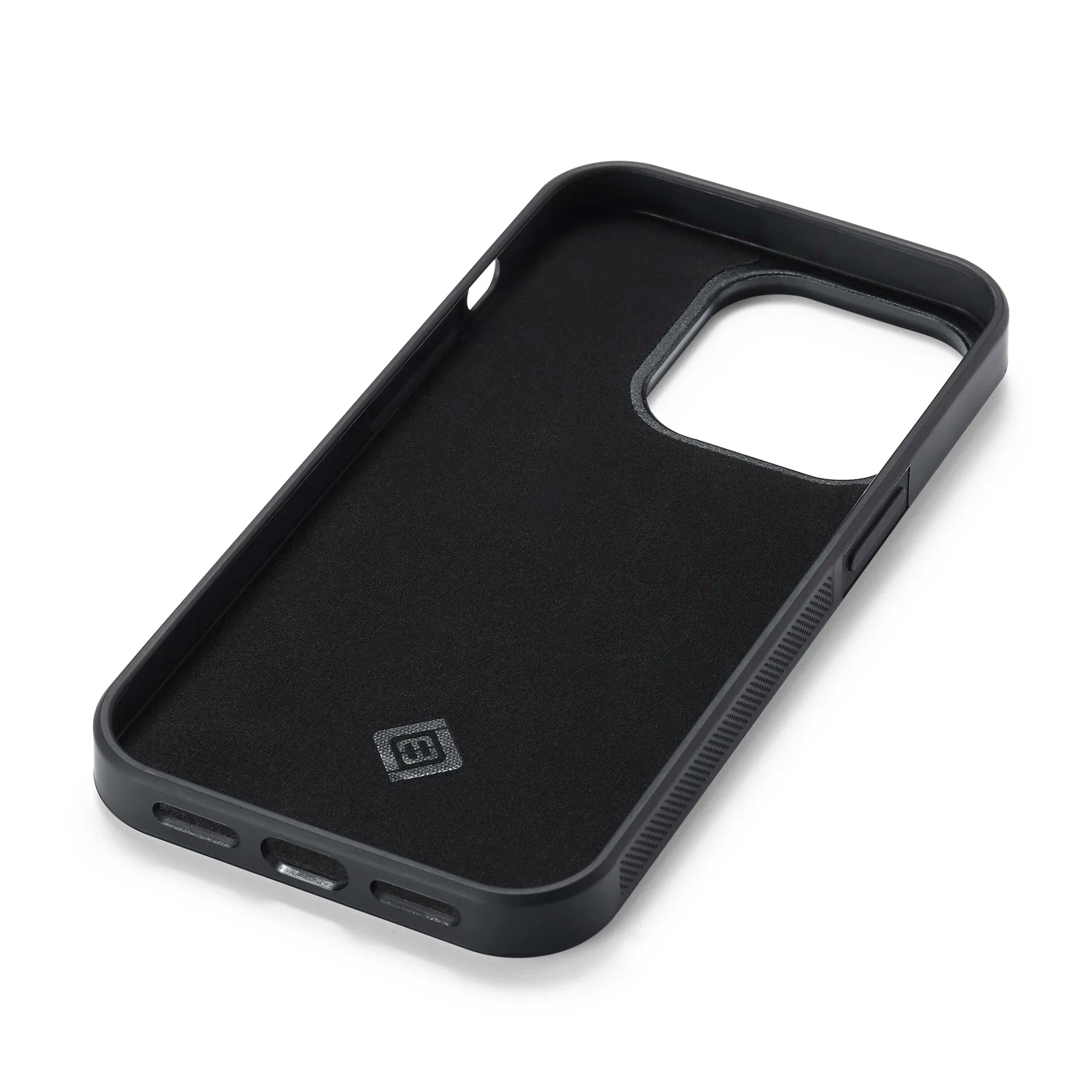 Luxury Carbon Fiber PU Leather Shockproof iPhone Case — Anti-Fingerprint Non-Slip Slim Back Cover with Camera Protection