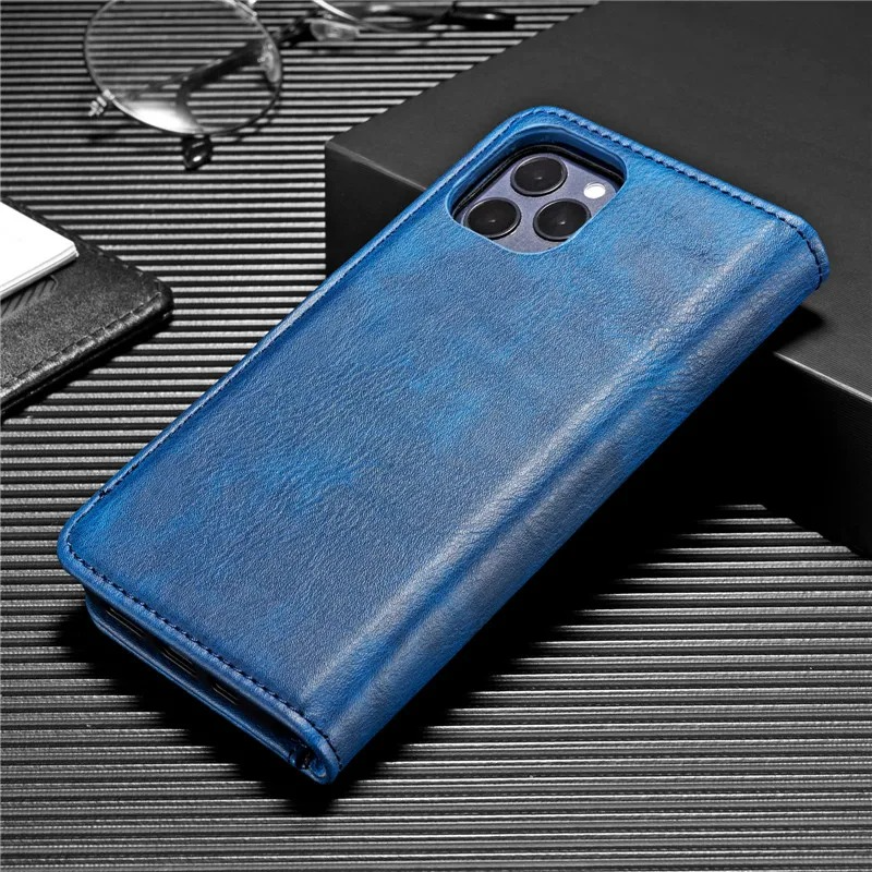 Luxury Detachable Magnetic Leather iPhone Wallet Case — Dual Layer, Shockproof, Anti-Fingerprint, Heavy Duty, Matte Finish, With Card Holder & Holder Slot