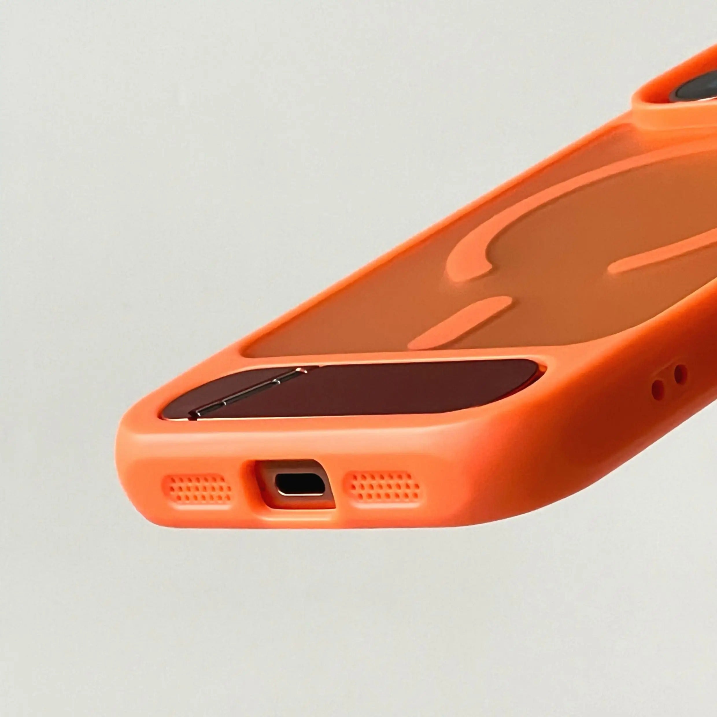 Luxury iPhone Case — Foldable Magnetic MagSafe Compatible Half-Wrapped PC Cover with Matte Finish, Shockproof, Anti-Fingerprint, Stand Holder, Non-Slip Design