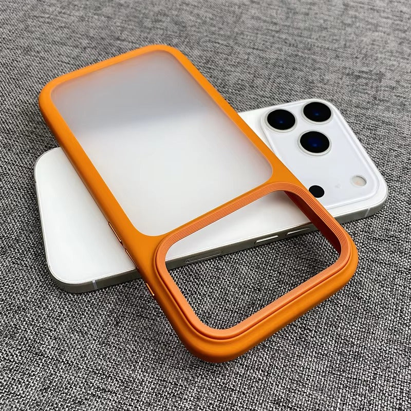 Luxury iPhone Case — MagSafe-Compatible Shockproof Matte Hard Cover with Camera Control Button, Translucent Frosted Anti-Fingerprint Non-Slip Design
