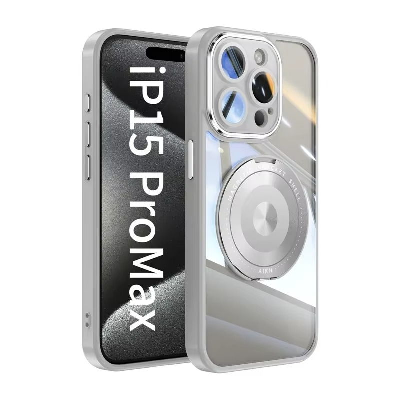 Premium Clear MagSafe iPhone Case — Neon Bumper Shockproof Armor, Wireless Charging Compatible, Anti-Scratch Transparent Protective Cover