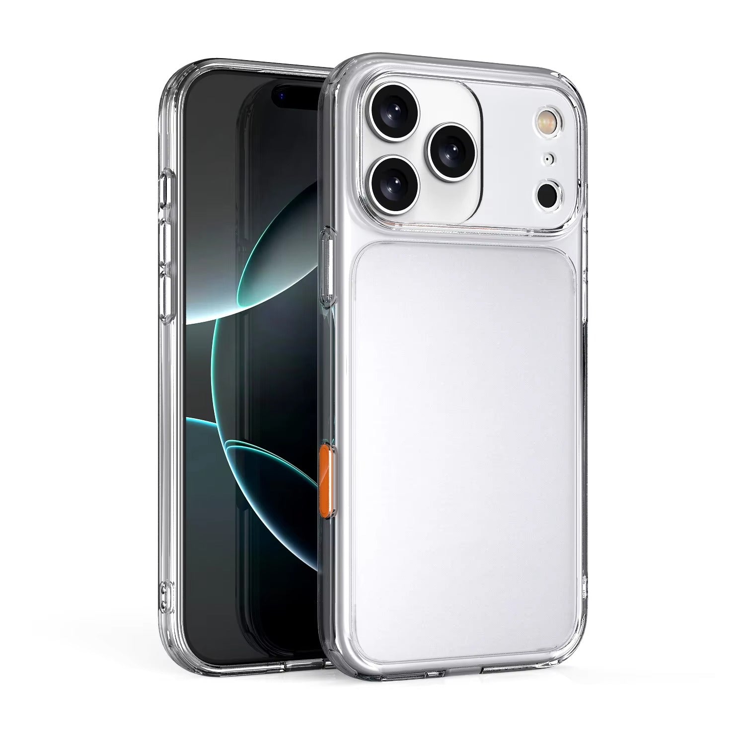 Luxury iPhone Case — MagSafe Magnetic Transparent TPU+PC Protective Cover with Camera Button, Shock-Resistant Slim Design