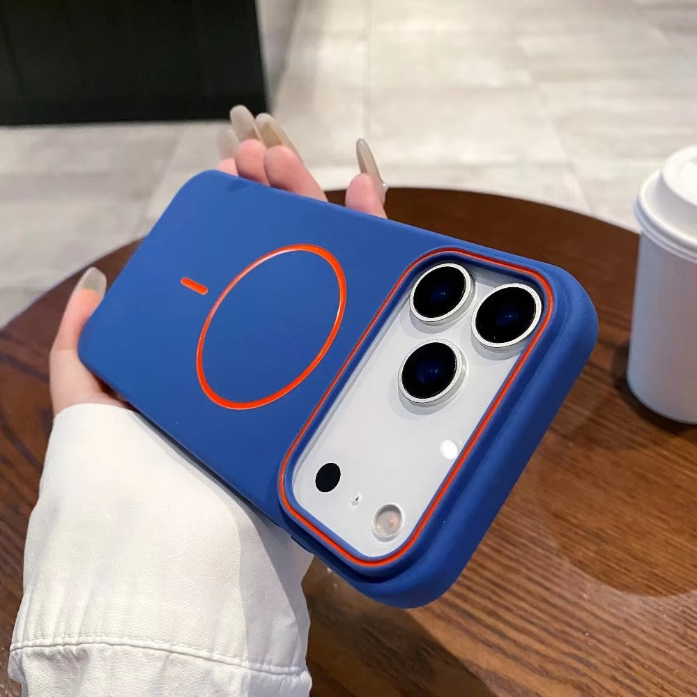 Luxury iPhone Case — Magnetic Matte Soft Shockproof Bumper with Anti-Fingerprint, Non-Slip, Full Coverage and MagSafe Wireless-Charging Compatibility