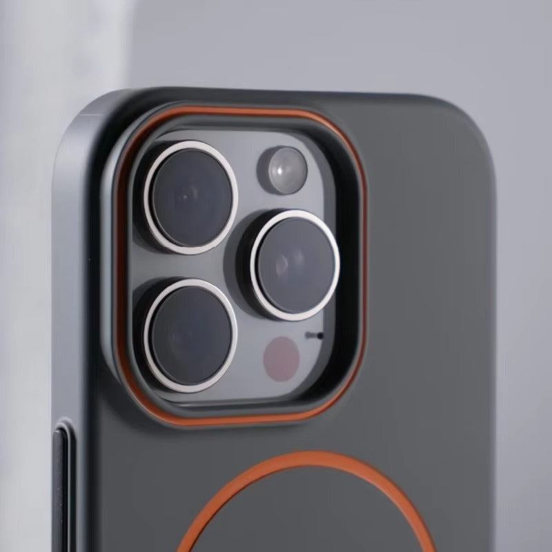 Luxury iPhone Case — Magnetic Matte Soft Shockproof Bumper with Anti-Fingerprint, Non-Slip, Full Coverage and MagSafe Wireless-Charging Compatibility
