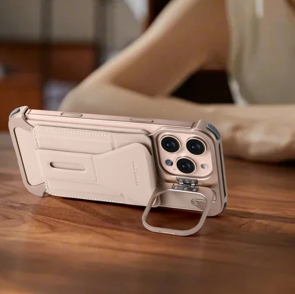 Luxury Magnetic Wallet iPhone Case — Card Holder with Stand, Wireless-Charging Compatible Genuine Leather Bumper Protective Cover