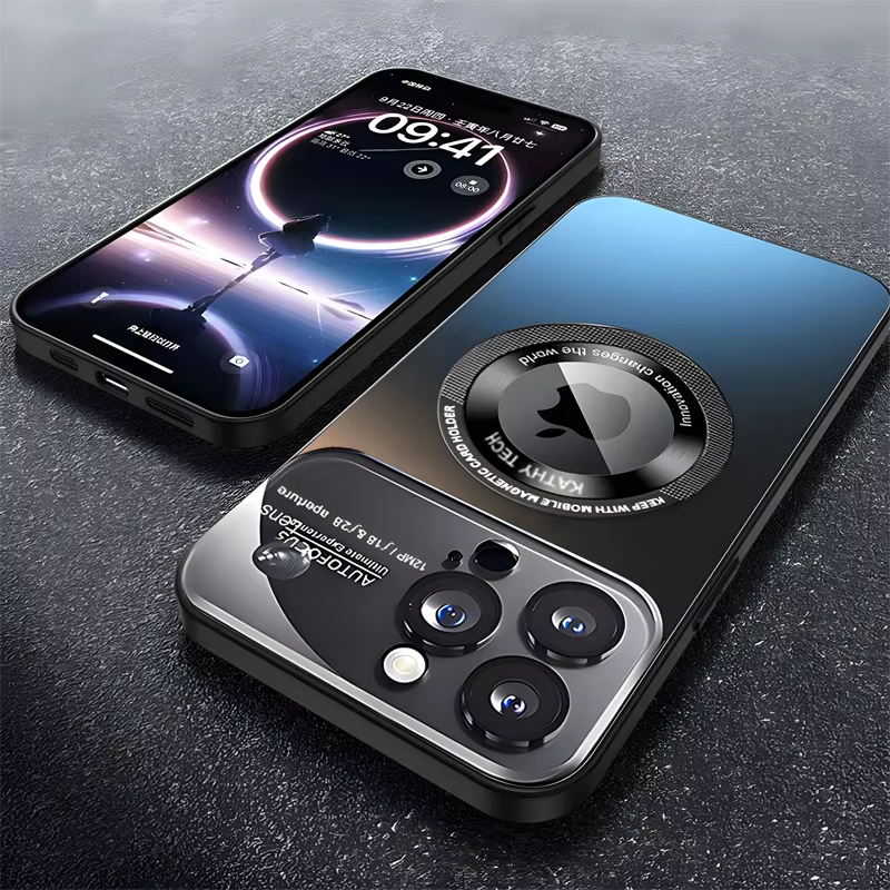 Luxury Matte Magnetic iPhone Case — Magsafe Wireless Charging, Lens Protection, Shockproof, Anti-Fingerprint, Anti-Scratch, Dustproof Full Coverage Cover