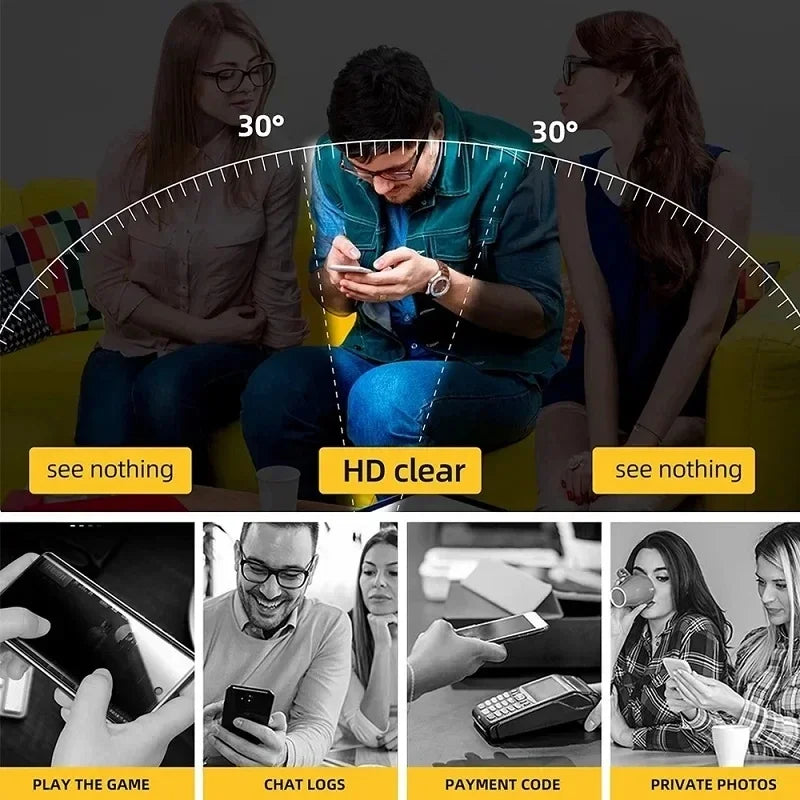 Luxury Metal Magnetic Privacy iPhone Case — 360° Shockproof Full Coverage, Anti-Scratch, Non-Slip, Lightweight Tempered Glass Cover