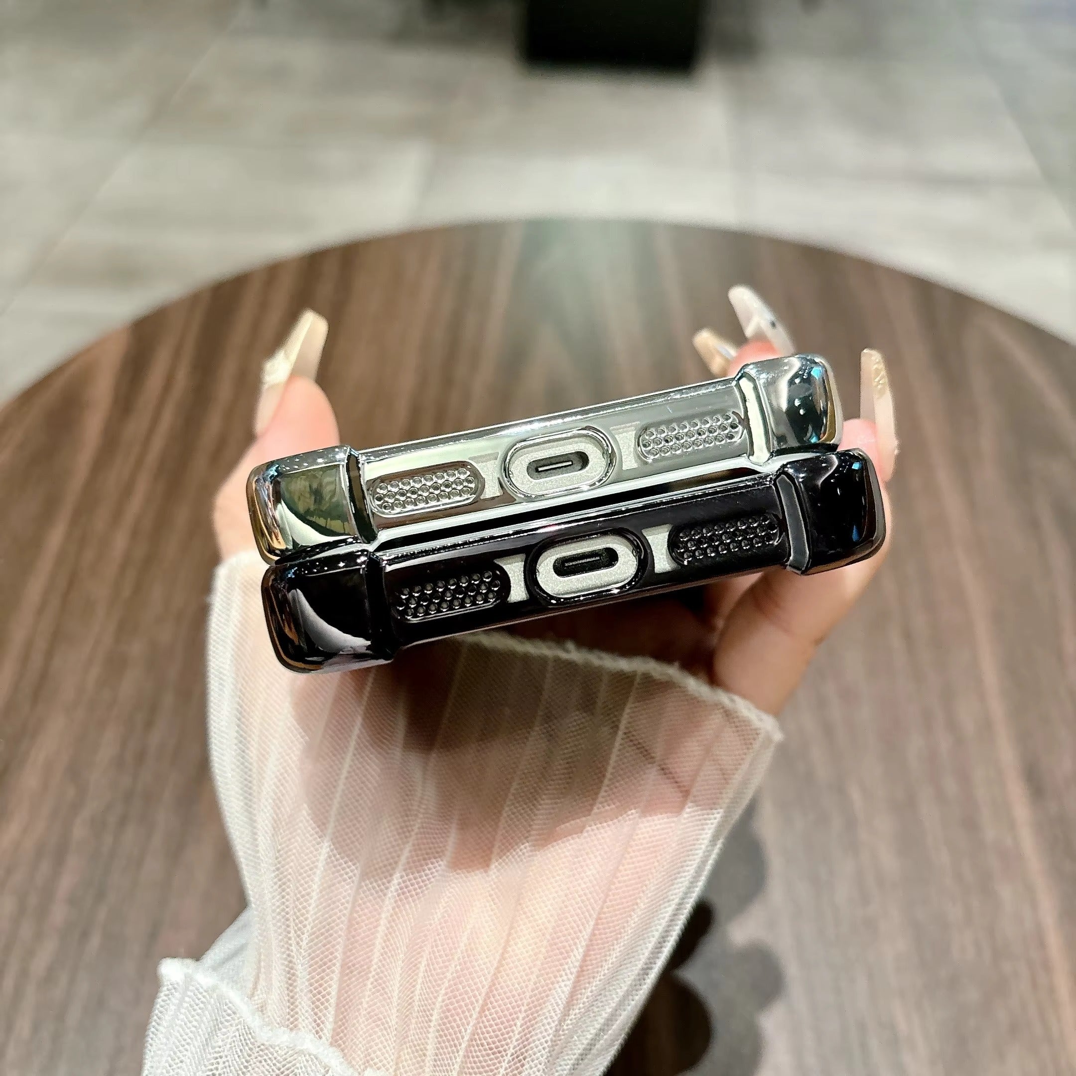 Luxury iPhone Case — Plating Transparent Shockproof Magnetic Cover, MagSafe Compatible, Wireless-Charging, Anti-Fingerprint, Full Protection