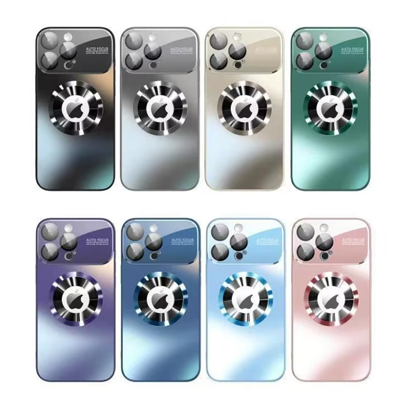 Luxury iPhone Case — Titanium Metallic Matte Magnetic MagSafe Compatible Cover with Lens Protection, Anti-Fingerprint, Anti-Scratch, Dustproof, Lightweight Design