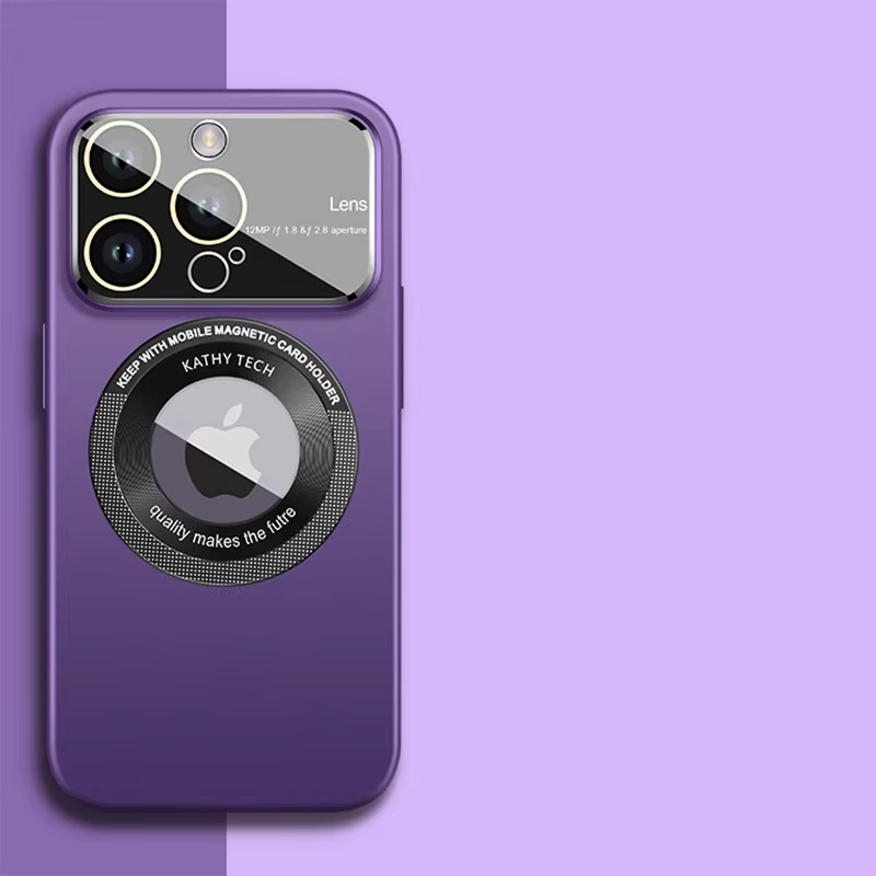 Luxury Matte Magnetic iPhone Case — Magsafe Wireless Charging, Lens Protection, Shockproof, Anti-Fingerprint, Anti-Scratch, Dustproof Full Coverage Cover