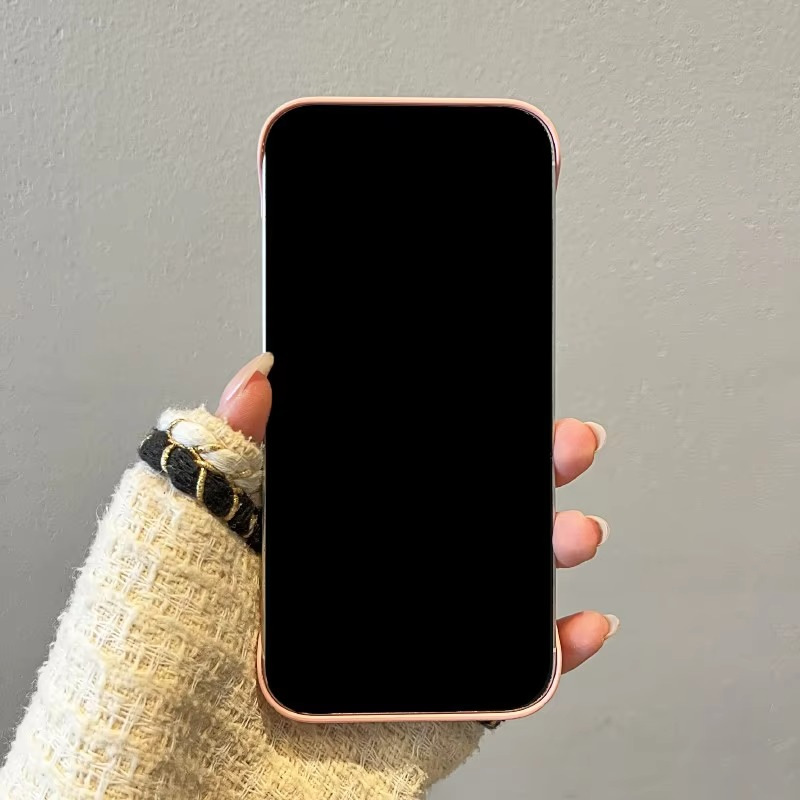 Luxury iPhone Case Frameless Leather Texture Matte Cover — Slim Business Style Design, Shockproof Full Coverage Shell, Anti-Fingerprint Scratch-Resistant Finish