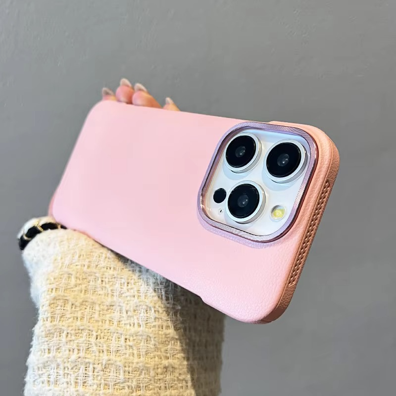 Luxury iPhone Case Frameless Leather Texture Matte Cover — Slim Business Style Design, Shockproof Full Coverage Shell, Anti-Fingerprint Scratch-Resistant Finish