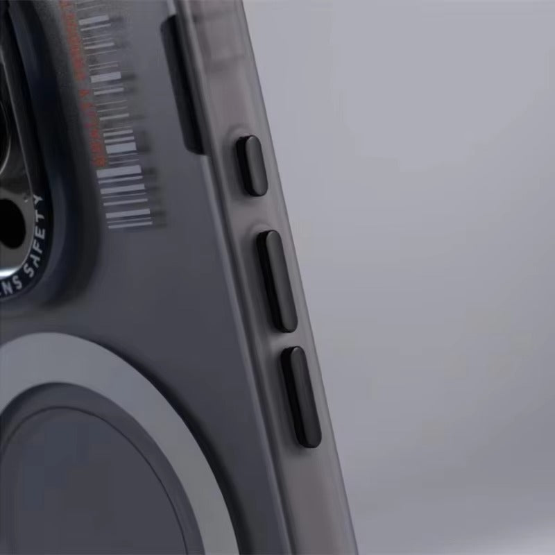 Luxury iPhone Case MagSafe Compatible Shockproof Protection — Skin-Touch Matte Hard PC Armor Cover, Anti-Fingerprint Translucent Design, Wireless Charging Support