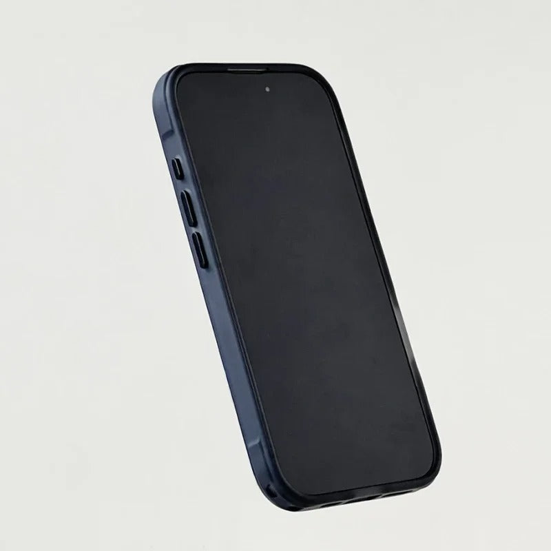 Luxury iPhone Case MagSafe Compatible Shockproof Protection — Skin-Touch Matte Hard PC Armor Cover, Anti-Fingerprint Translucent Design, Wireless Charging Support