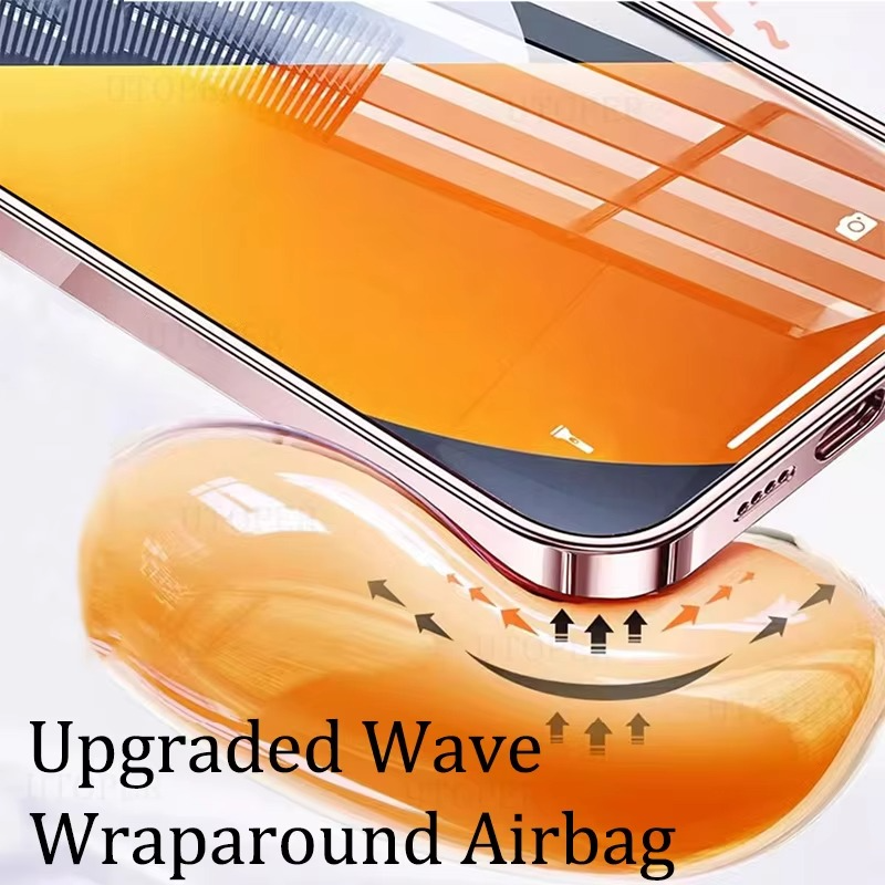 Luxury iPhone Case Transparent Plating Soft TPU Cover — Ultra-Thin Clear Design, HD Camera Lens Protection, Shockproof Anti-Fingerprint Scratch-Resistant Finish