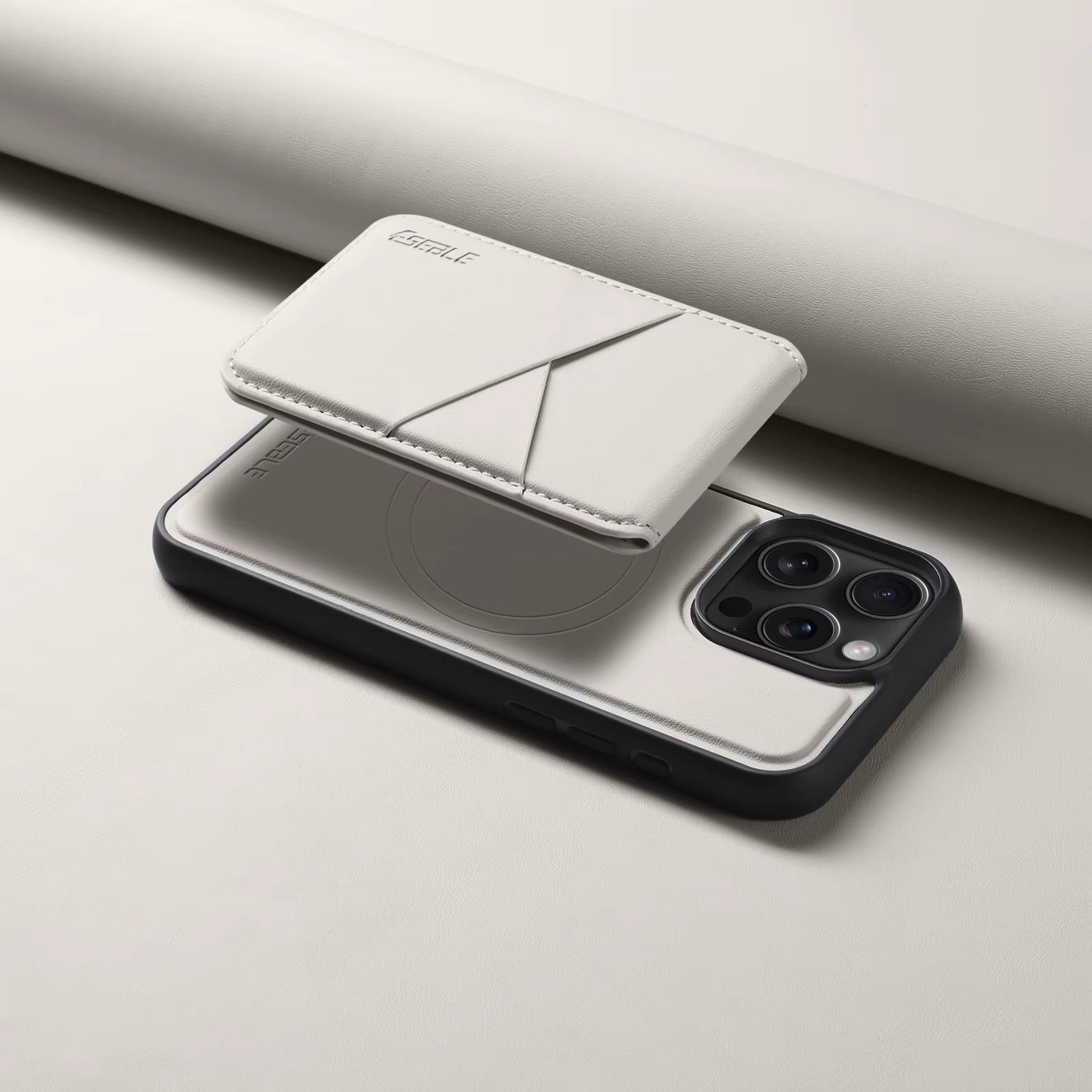 Luxury iPhone Case — 2-in-1 Detachable Magnetic Leather Wallet Cover with Card Holder Pocket and Shockproof Soft Protection