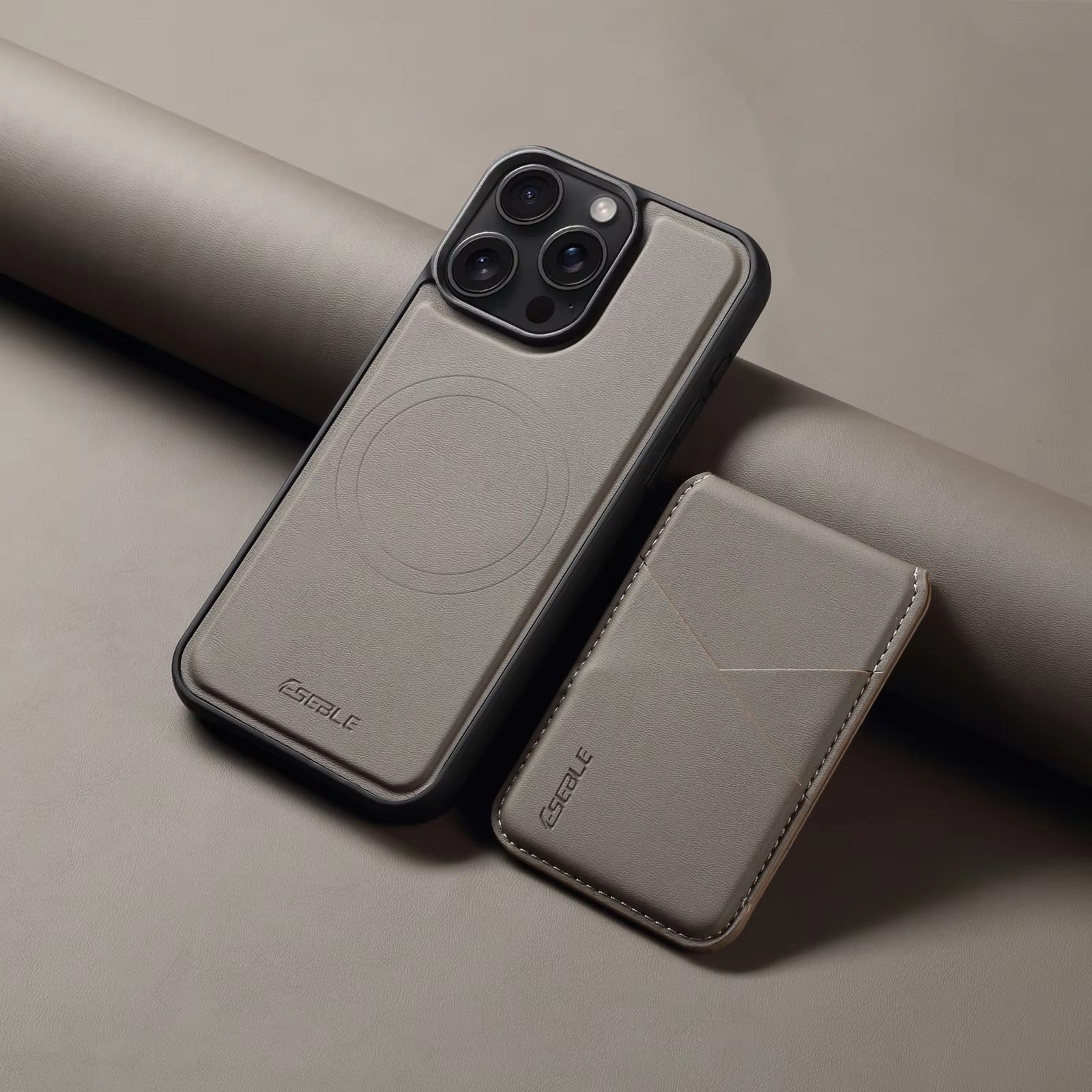 Luxury iPhone Case — 2-in-1 Detachable Magnetic Leather Wallet Cover with Card Holder Pocket and Shockproof Soft Protection