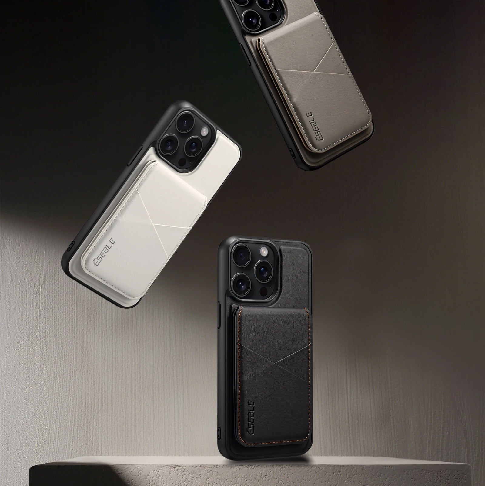 Luxury iPhone Case — 2-in-1 Detachable Magnetic Leather Wallet Cover with Card Holder Pocket and Shockproof Soft Protection