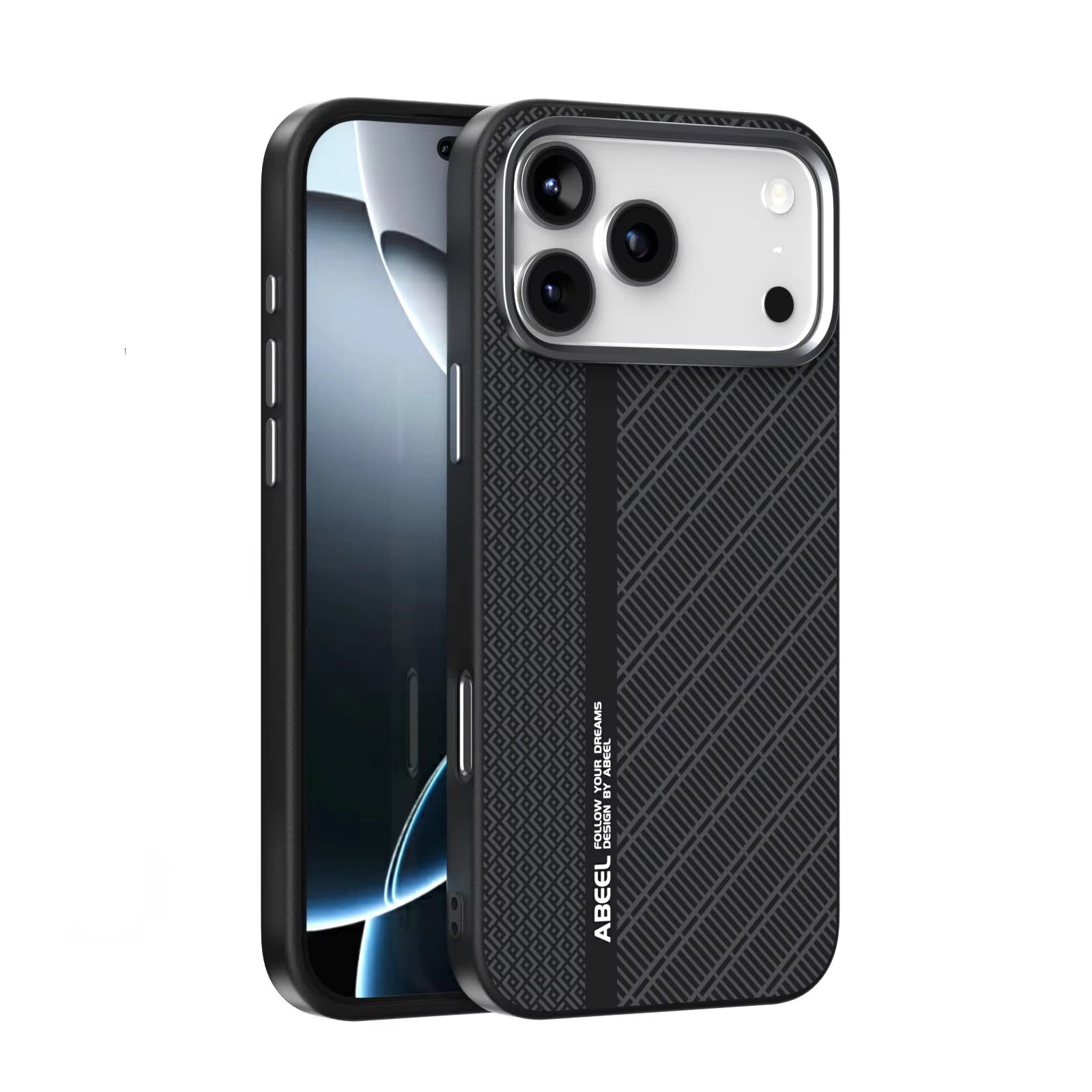 Luxury iPhone Case — 3D Embossed Invisible Magnetic Cover with Skin-Feel Frosted Back, Shockproof Dual-Layer Protection & Ultra-Slim Matte Full-Coverage Design