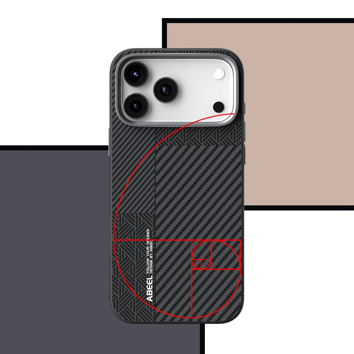 Luxury iPhone Case — 3D Embossed Invisible Magnetic Cover with Skin-Feel Frosted Back, Shockproof Dual-Layer Protection & Ultra-Slim Matte Full-Coverage Design