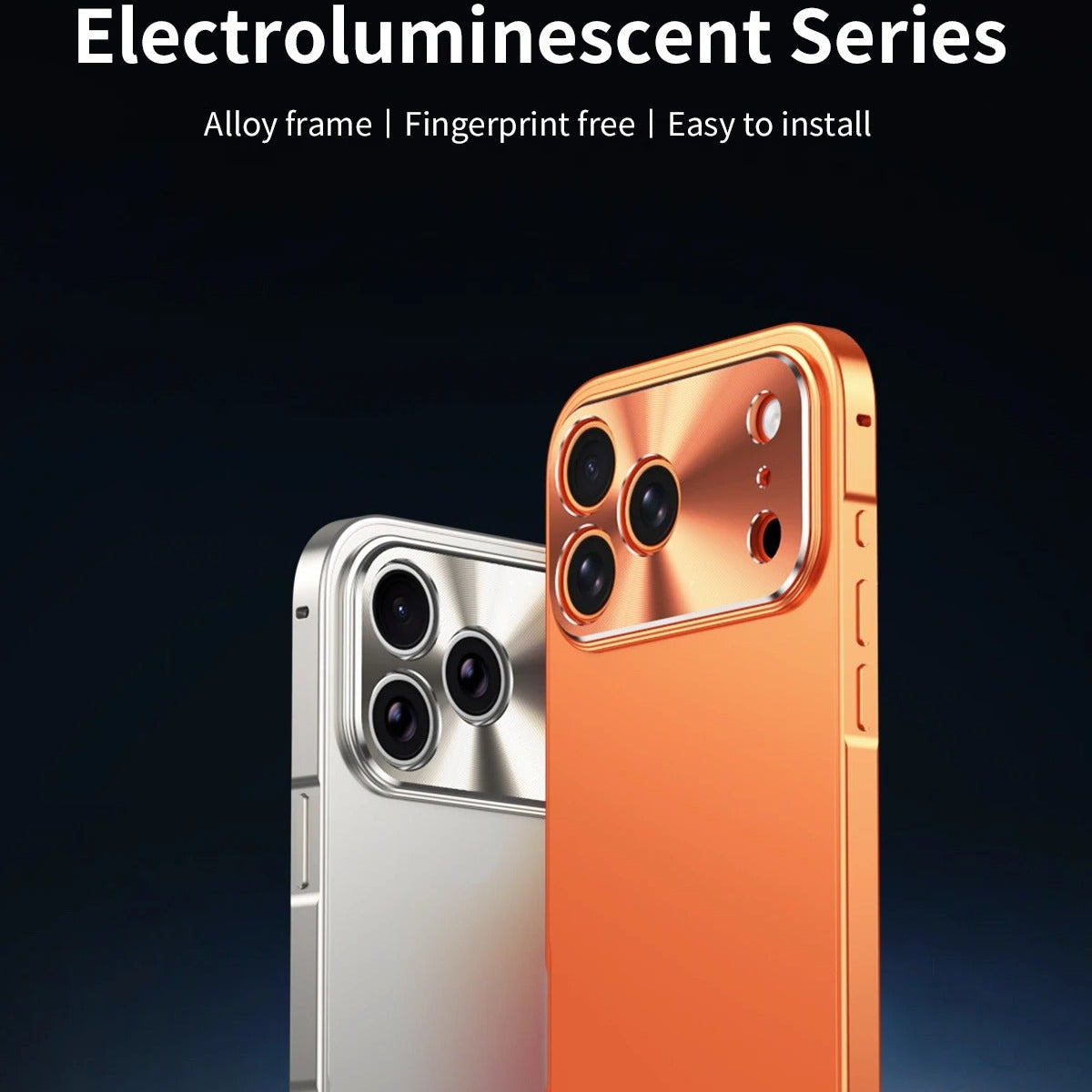 Luxury iPhone Case — Aluminum Alloy Frame with Ultra-Thin Frosted PC Backplate, Shockproof Advanced Protective Design