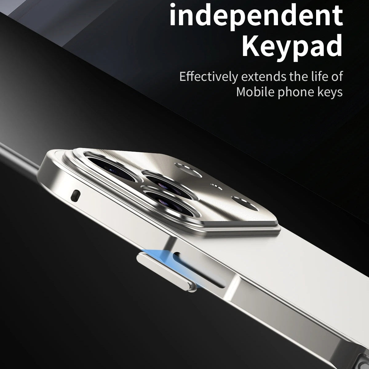 Luxury iPhone Case — Aluminum Alloy Frame with Ultra-Thin Frosted PC Backplate, Shockproof Advanced Protective Design