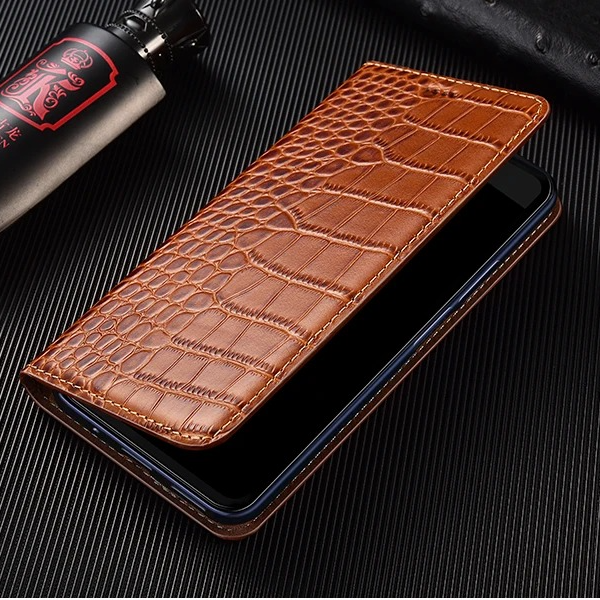 Luxury iPhone Case — Business Flip Wallet Genuine Leather Cover with Kickstand, Magnetic Full-Protection Design & Anti-Scratch Non-Slip Finish