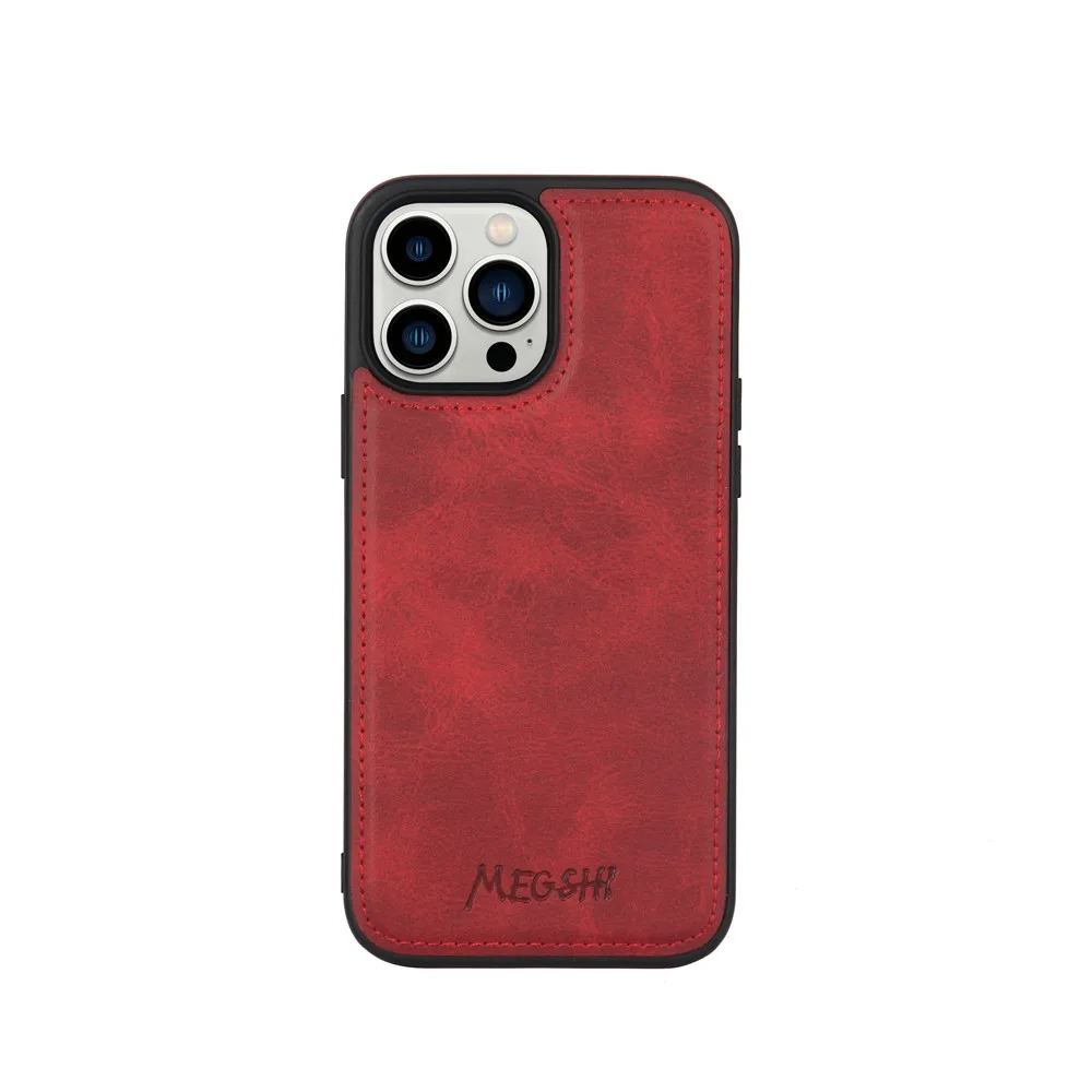 Luxury iPhone Case — Crossbody Zipper Wallet Cover with Lanyard, Magnetic Card Slot, Kickstand, Matte Anti-Glare Finish and Shockproof Leather Design