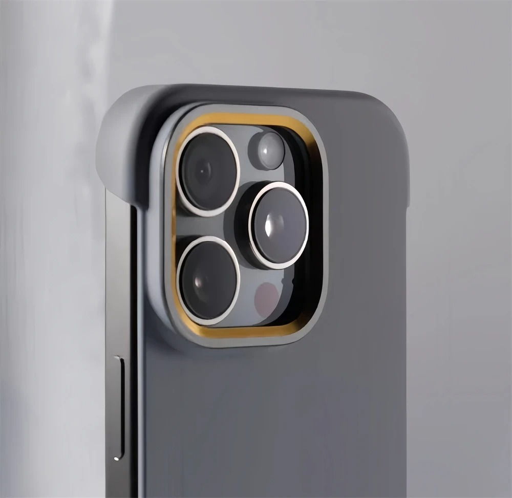 Luxury iPhone Case — Frameless Alloy-Lens MagSafe Cover with Heat-Dissipation Design, Slim Wireless-Charging PC Build & Lightweight Non-Slip Protection