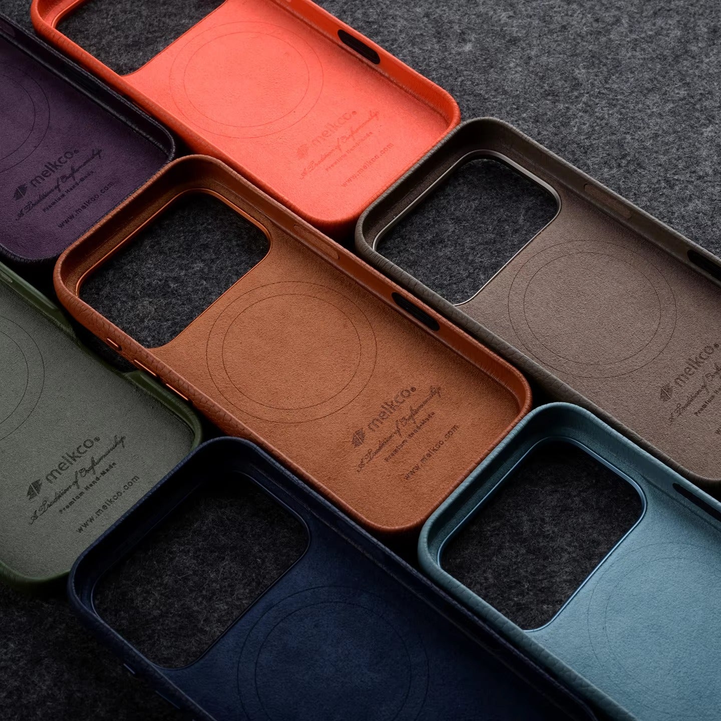 Luxury iPhone Case — Genuine Cowhide Leather MagSafe Cover with Camera Button, Slim Shockproof Design and Anti-Fingerprint Soft Microfiber Lining