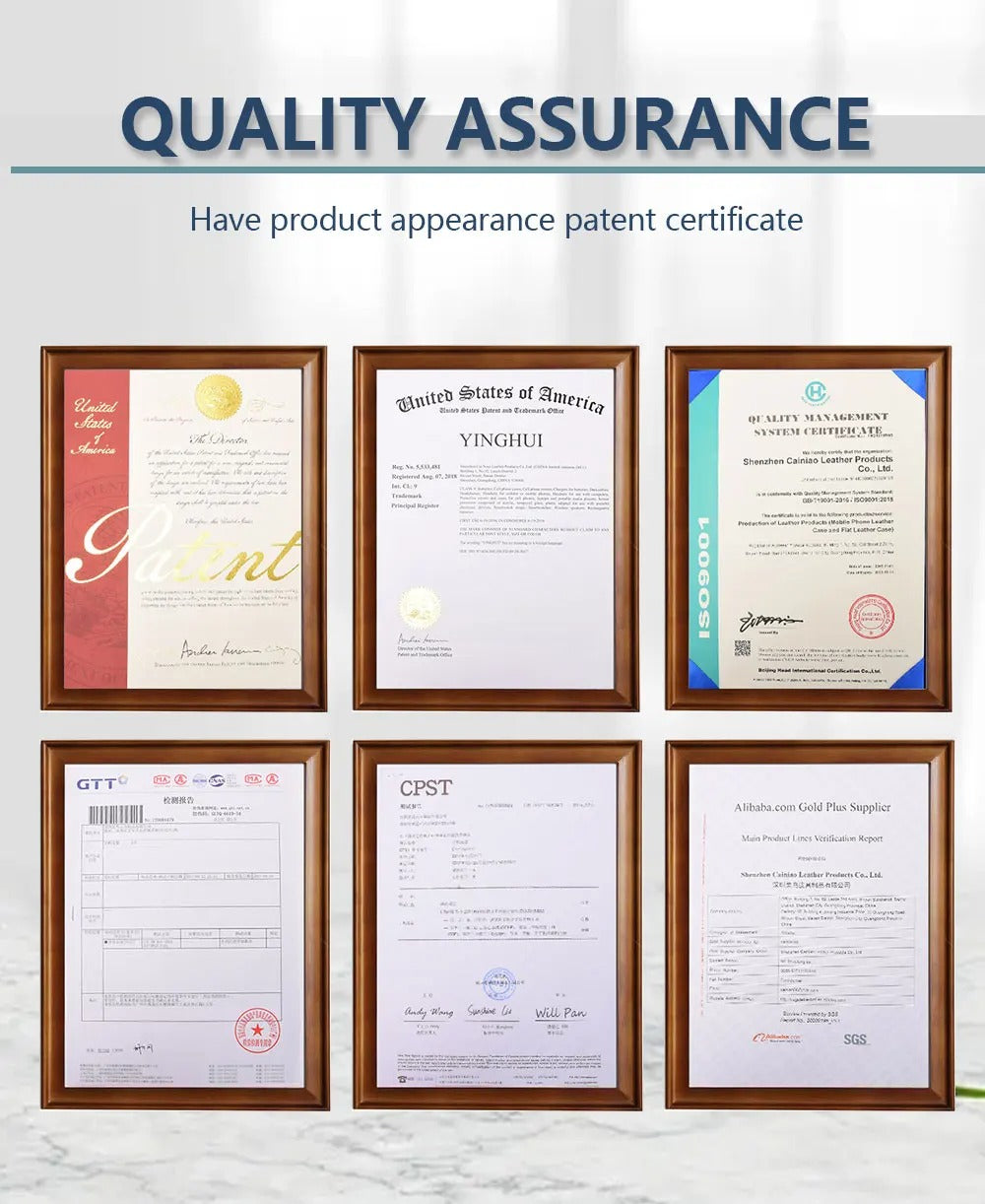 Luxury iPhone Case — Genuine Crazy Horse Leather Cover with Shockproof Full-Protection Design, Anti-Fingerprint Finish and Raised Camera Lips