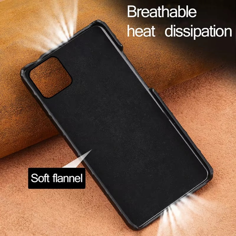 Luxury iPhone Case — Genuine Crocodile Leather Magnetic Cover with Shockproof PC Backing, Matte Anti-Fingerprint Finish and Dustproof Non-Slip Design