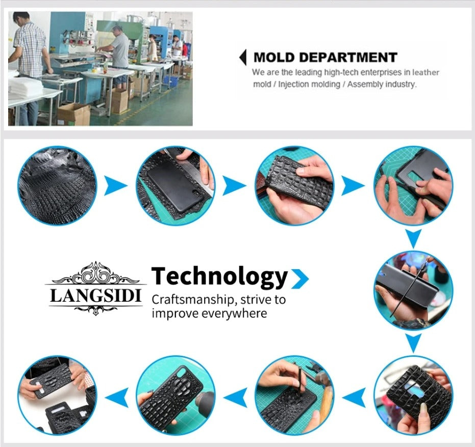 Luxury iPhone Case — Genuine Leather MagSafe Cover with 38-Magnet Wireless Charging Support, Full-Coverage Anti-Scratch Protection & Soft TPU Shock-Resistant Edges