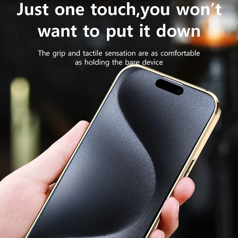 Luxury iPhone Case — Genuine Leather MagSafe Cover with 38-Magnet Wireless Charging Support, Full-Coverage Anti-Scratch Protection & Soft TPU Shock-Resistant Edges