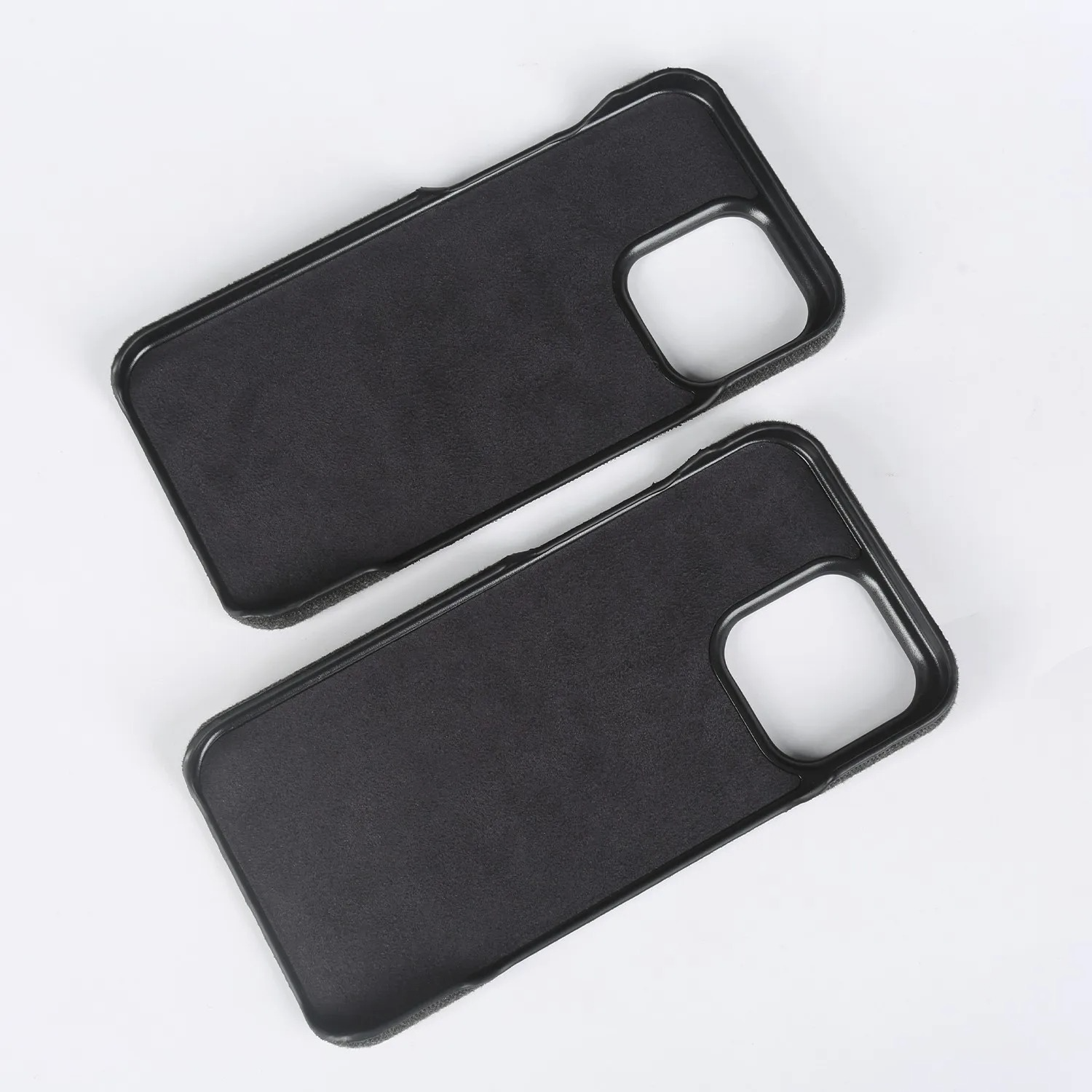 Luxury iPhone Case — Genuine Leather and Cloth Card Slot Cover with Vintage Retro Design, Lightweight Anti-Scratch Non-Slip Protection