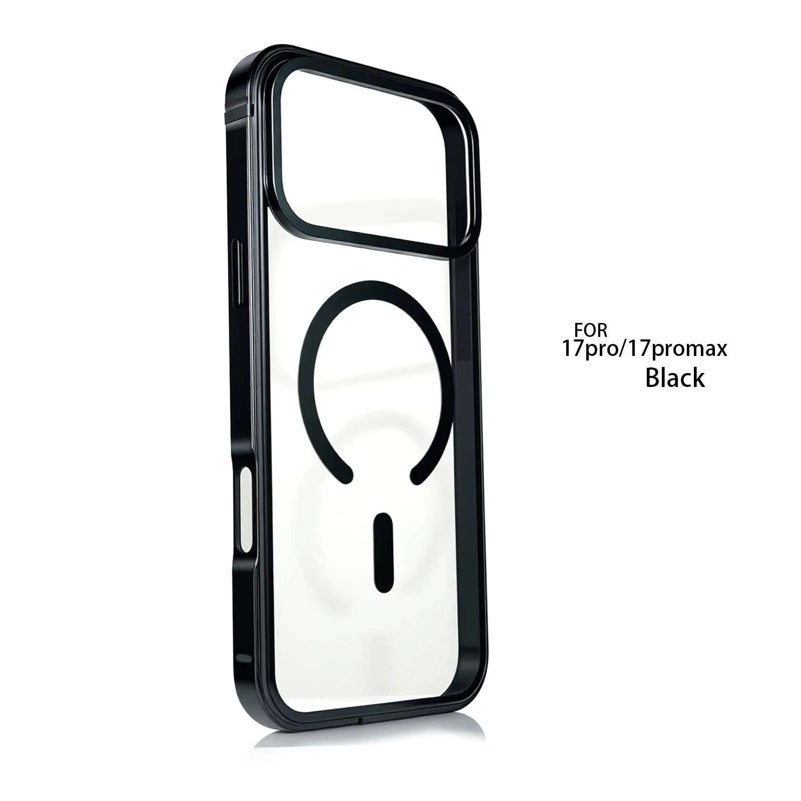 Luxury iPhone Case — High-End Metal Frame MagSafe Cover with HD Acrylic Backplate and Durable Shockproof Protective Design
