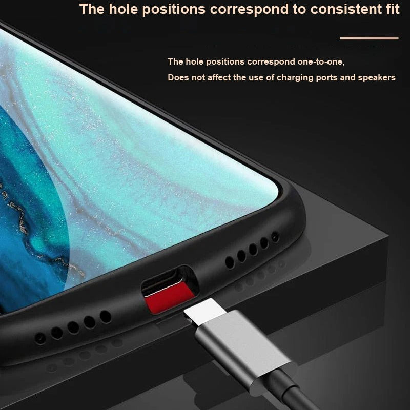 Luxury iPhone Case — Leather-Pattern Tempered Glass Cover with PC+TPU Hybrid Build, Anti-Fingerprint Waterproof Design & Full Screen/Lens Protection