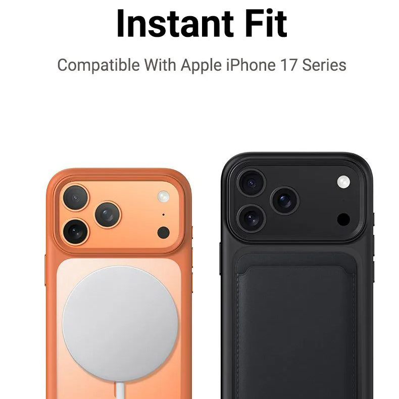 Luxury iPhone Case — MagSafe Transparent Soft Cover with Metal Buttons, Skin-Feel Matte Design, Shockproof Anti-Fingerprint Non-Slip Protection