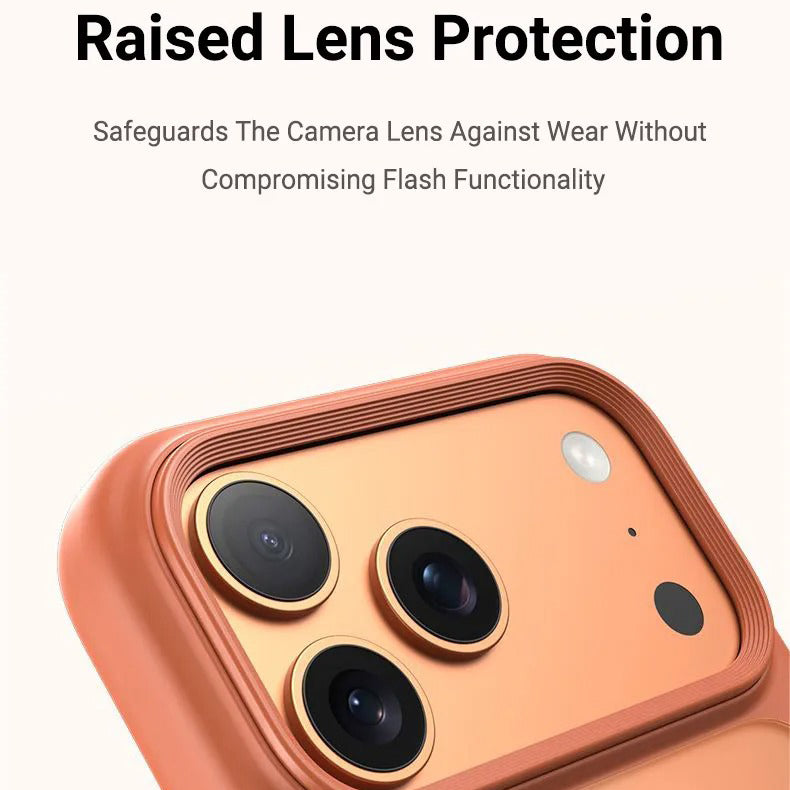 Luxury iPhone Case — MagSafe Transparent Soft Cover with Metal Buttons, Skin-Feel Matte Design, Shockproof Anti-Fingerprint Non-Slip Protection