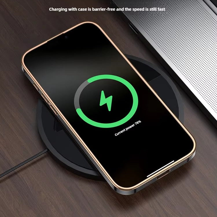 Luxury iPhone Case — Magnetic Genuine Leather Slim Cover with Precise Lens Protection, Anti-Drop Shockproof Design & Lightweight Premium Finish