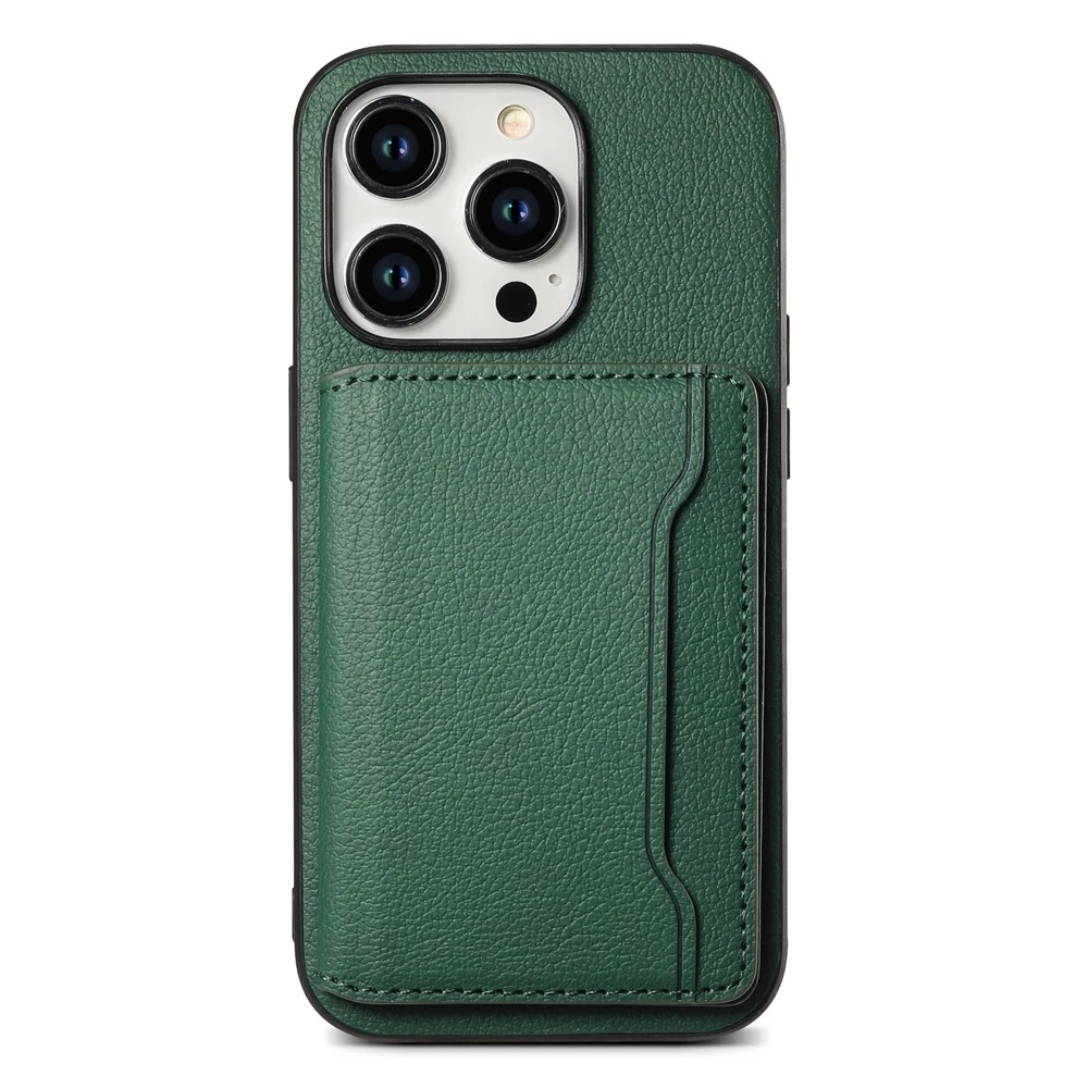 Luxury iPhone Case — Magnetic Leather Wallet Cover with Card Slot Holder, Anti-Fingerprint Scratch-Resistant Design and Non-Slip Protective Finish