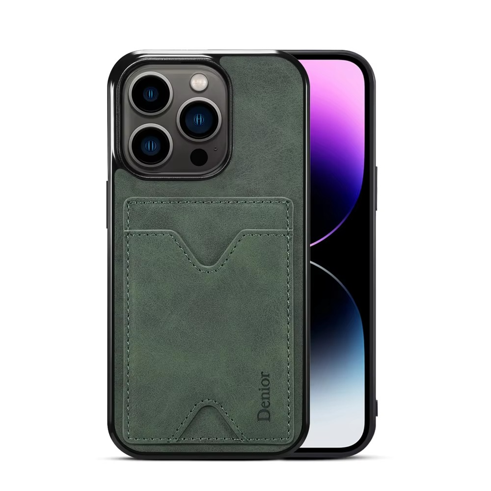 Luxury iPhone Case — Magnetic PU Leather Back Cover with Card Slot, Invisible Stand Holder, Anti-Fingerprint Scratch-Resistant Design
