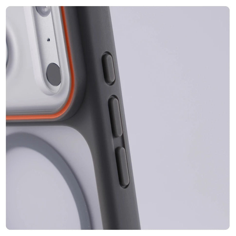 Luxury iPhone Case — Magnetic, Shockproof, Anti-Fingerprint, Anti-Scratch, Dustproof Matte Anti-Glare Translucent Full-Coverage Non-Slip Cover with MagSafe Wireless Charging Support