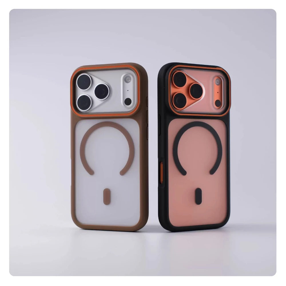 Luxury iPhone Case — Magnetic, Shockproof, Anti-Fingerprint, Anti-Scratch, Dustproof Matte Anti-Glare Translucent Full-Coverage Non-Slip Cover with MagSafe Wireless Charging Support