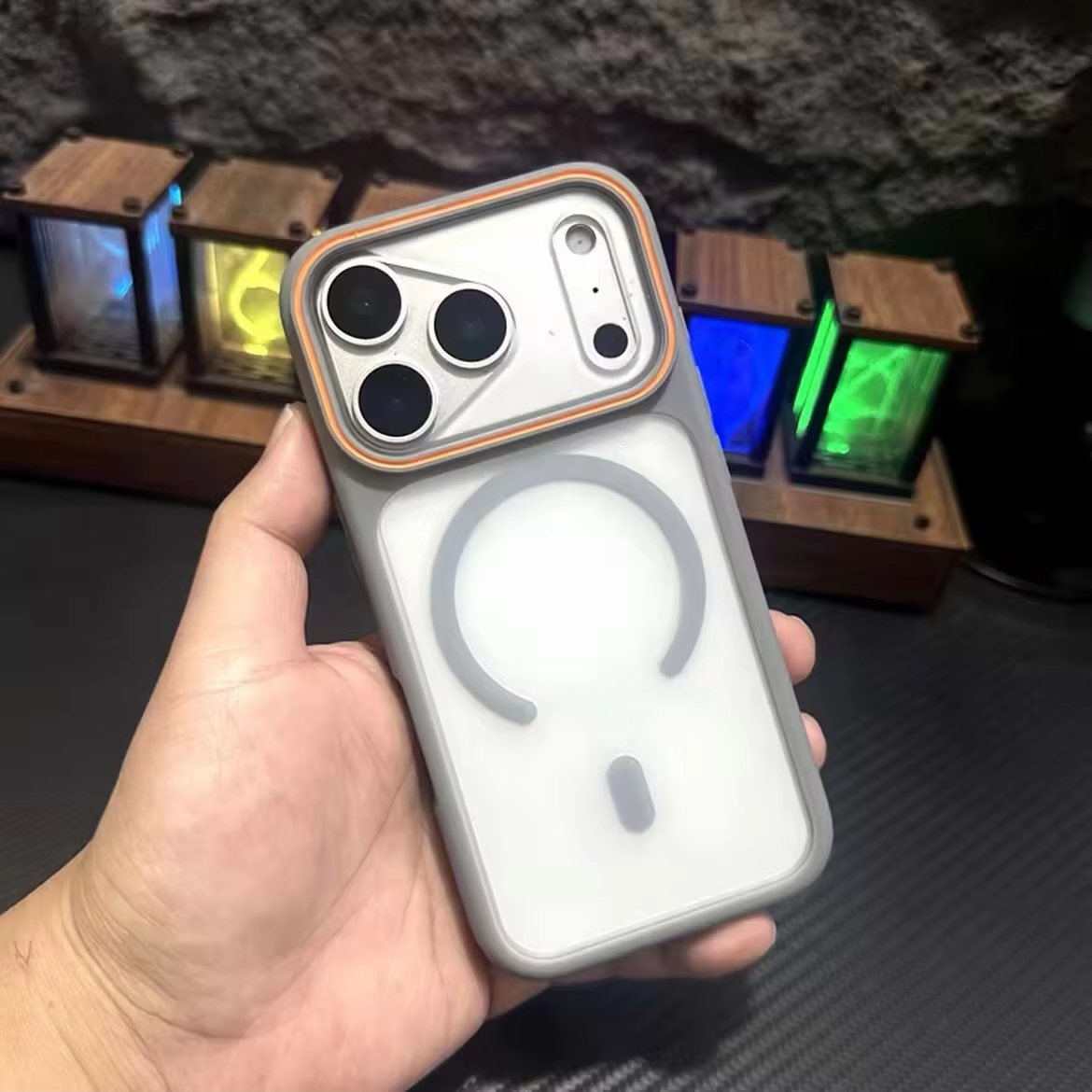 Luxury iPhone Case — Magnetic, Shockproof, Anti-Fingerprint, Anti-Scratch, Dustproof Matte Anti-Glare Translucent Full-Coverage Non-Slip Cover with MagSafe Wireless Charging Support