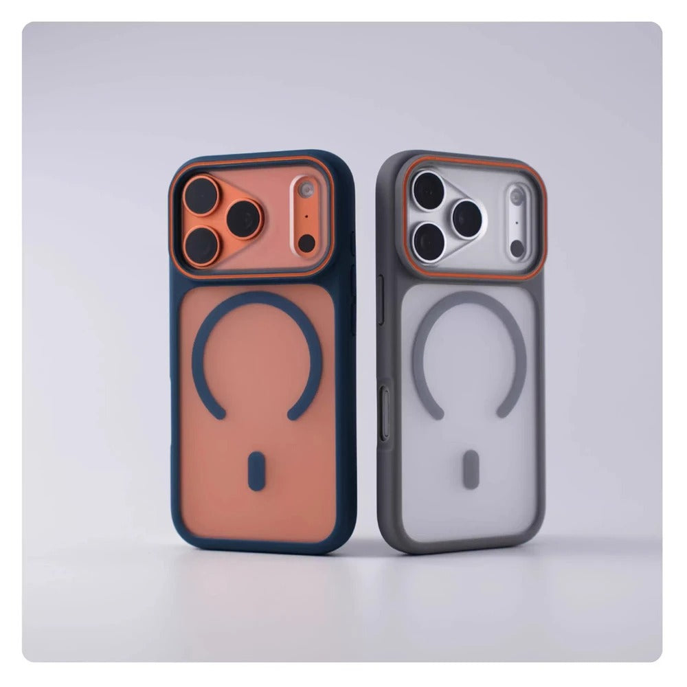 Luxury iPhone Case — Magnetic, Shockproof, Anti-Fingerprint, Anti-Scratch, Dustproof Matte Anti-Glare Translucent Full-Coverage Non-Slip Cover with MagSafe Wireless Charging Support