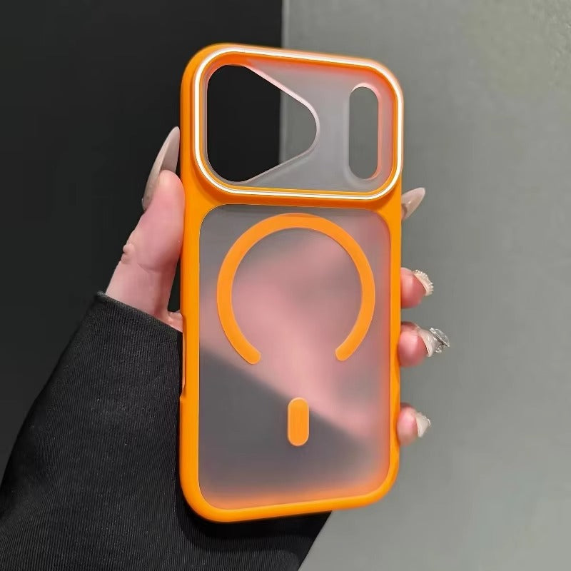 Luxury iPhone Case — Magnetic, Shockproof, Anti-Fingerprint, Anti-Scratch, Dustproof Matte Anti-Glare Translucent Full-Coverage Non-Slip Cover with MagSafe Wireless Charging Support